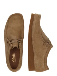 CLARKS Schnürschuh Mokassin Wallabee EVO umbra
