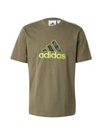 ADIDAS ORIGINALS T-Shirt 'GRFX' graphit/oliv/apfel/schwarz