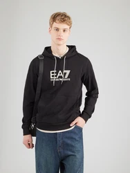 EA7 Emporio Armani Sweatshirt creme/schwarz