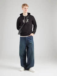 EA7 Emporio Armani Sweatshirt creme/schwarz