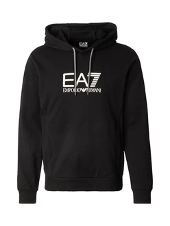 EA7 Emporio Armani Sweatshirt creme/schwarz