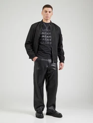 Hackett London T-Shirt hellgrau/schwarz
