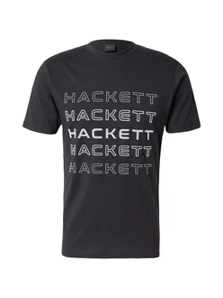 Hackett London T-Shirt hellgrau/schwarz