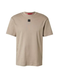 HUGO T-Shirt Dalile braun / schwarz / weiß