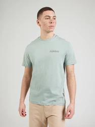NAPAPIJRI T-Shirt VANNI greige/dunkelgrau/mint
