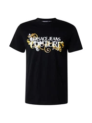 Versace Jeans Couture T-Shirt goldgelb/schwarz/weiß