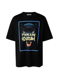 T-Shirt azur / gelb / rot / schwarz