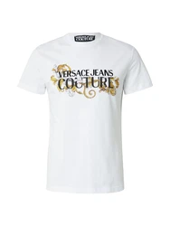 Versace Jeans Couture T-Shirt gelb/goldgelb/schwarz/weiß