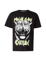 T-Shirt 'TIGER' apfel / schwarz / wei