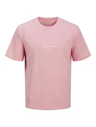 JACK & JONES T-Shirt JORVesterbro ros/weiß