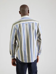 GAP Hemd blau/sepia/offwhite