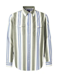 GAP Hemd blau/sepia/offwhite