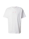 Nike Sportswear T-Shirt 'AIR' grau/rot/weiß