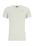 G-STAR T-Shirt 'Base' hellgrau/schwarz G-STAR T-Shirt 'Base' hellgrau/schwarz