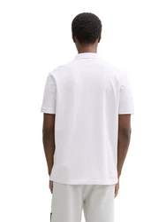 TOM TAILOR DENIM Poloshirt weiß