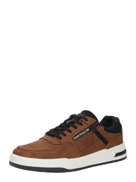 Sneaker braun / schwarz / wei