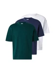 SELECTED HOMME T-Shirt SLHOscar SLHLOOSEOSCAR marineblau/schwarz/weiß