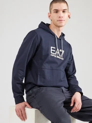 EA7 Emporio Armani Sweatshirt beige / navy