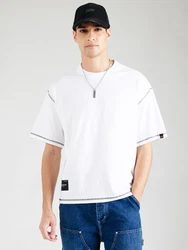 ALPHA INDUSTRIES T-Shirt 'Studio' grau/lila/schwarz/weiß