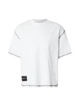 ALPHA INDUSTRIES T-Shirt 'Studio' grau/lila/schwarz/weiß