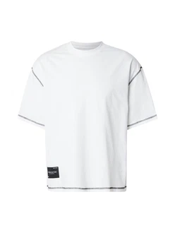 ALPHA INDUSTRIES T-Shirt 'Studio' grau/lila/schwarz/weiß ALPHA INDUSTRIES T-Shirt 'Studio' grau/lila/schwarz/weiß