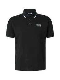 Poloshirt marine / schwarz / wei