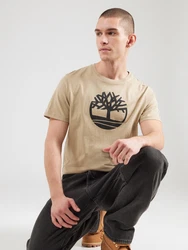 Timberland T-Shirt Kennebec River Tree zitrone/schwarz