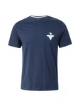 GUESS JEANS T-Shirt hellblau/dunkelblau/pastellgelb GUESS JEANS T-Shirt hellblau/dunkelblau/pastellgelb
