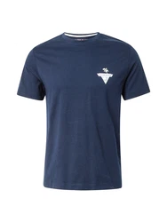 GUESS JEANS T-Shirt hellblau/dunkelblau/pastellgelb