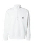 ARMANI EXCHANGE Sweatshirt dunkelbeige/offwhite