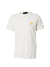 T-Shirt 'CHARL' curry / dunkelgrn / schwarz / wei
