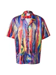 Carlo Colucci Hemd royalblau/gelb/pink/rot