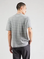 GAP T-Shirt graumeliert/weiß