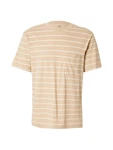 GAP T-Shirt khaki/weiß
