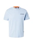 NAPAPIJRI T-Shirt 'S-SOVANA' hellblau / orange / schwarz / weiß