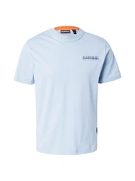 T-Shirt 'S-SOVANA' hellblau / orange / schwarz / wei