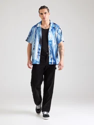 Carlo Colucci Hemd blau/hellblau/schwarz/weiß