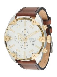 Uhr 'SPIKED' braun / gold / silber