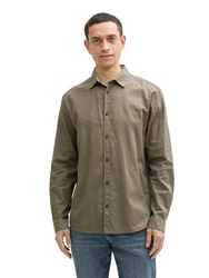 TOM TAILOR Hemd khaki