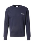 JACK & JONES Sweatshirt JJBEAU dunkelblau/weiß