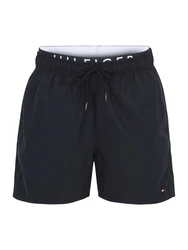 Tommy Hilfiger Underwear Badeshorts nachtblau/weiß