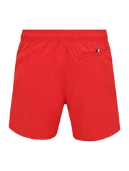 BOSS Badeshorts 'Octopus' rot/weiß