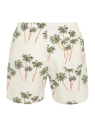 TOMMY HILFIGER Badeshorts beige/braun/grün