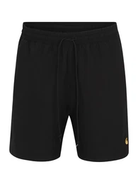 Badeshorts 'Chase' honig / schwarz