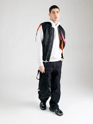 ALPHA INDUSTRIES Sweatshirt 'Coach' grau/schwarz/weiß