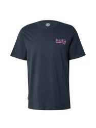 Element T-Shirt WIND WATER FIRE EARTH navy/orchidee