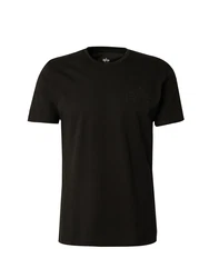 ALPHA INDUSTRIES T-Shirt 'Coach' grau/schwarz