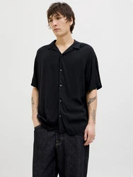 JACK & JONES Hemd 'JJEJEFF' schwarz