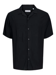 JACK & JONES Hemd 'JJEJEFF' schwarz