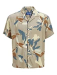 JACK & JONES Hemd beige/blau/braun/taupe